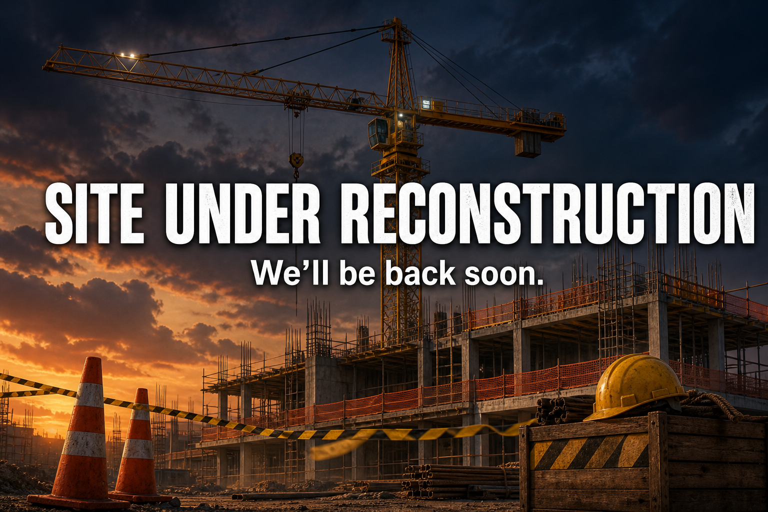 Site under reconstruction. We'll be back soon.